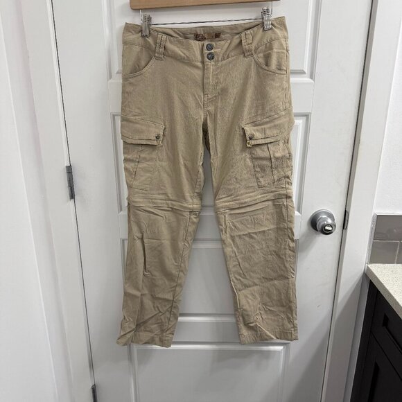 Prana Breakaway Pants Size 6 Beige - Picture 1 of 3